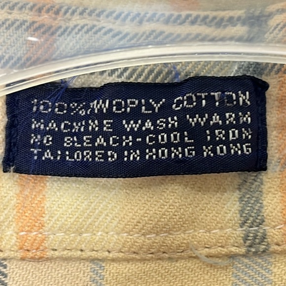 Vintage Gant 100%Woply Cotton Men’s Extra Large long sleeve button up flannel - Picture 3 of 9